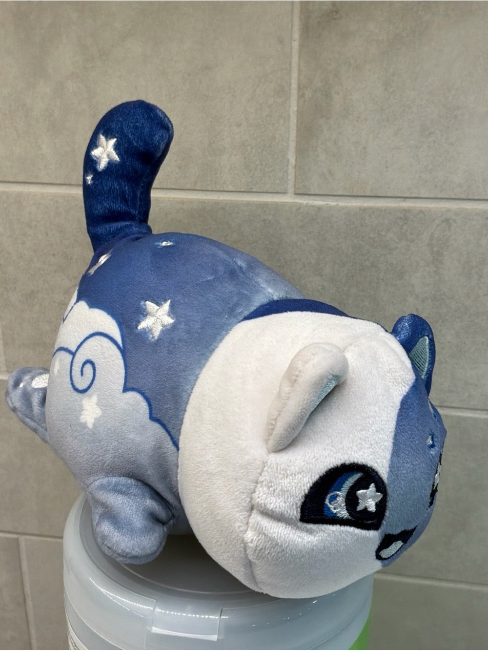Aphmau MeeMeows Litter 3 Mystery 6” Plush Blind Box Moon Cat Blue White Night